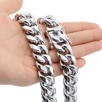 Vault592™ Classic Stainless Steel Cuban Link Chain