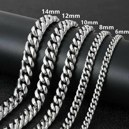 Vault592™ Classic Stainless Steel Cuban Link Chain