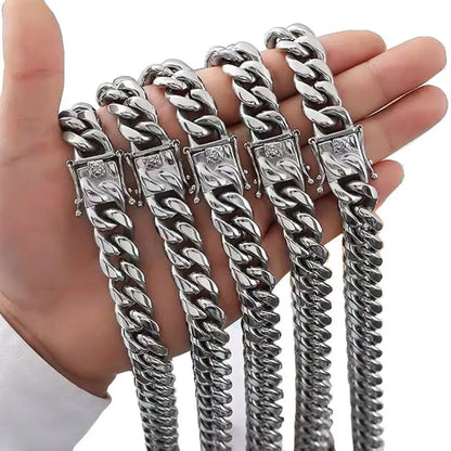 Vault592™ Classic Stainless Steel Cuban Link Chain