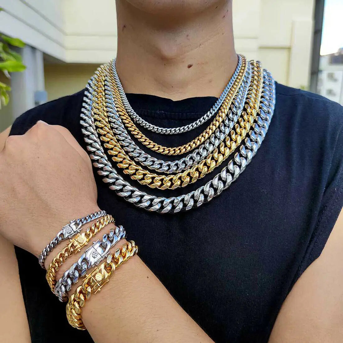 Vault592™ Classic Stainless Steel Cuban Link Chain